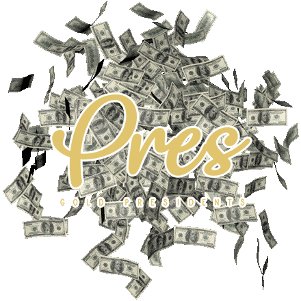 goldpresidents giphyupload money jewelry pres Sticker