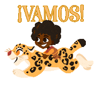 Vamos Lets Go Sticker by Walt Disney Studios