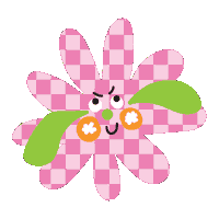Happy Flower Sticker