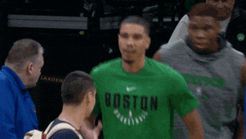 boston celtics handshake GIF by NBA