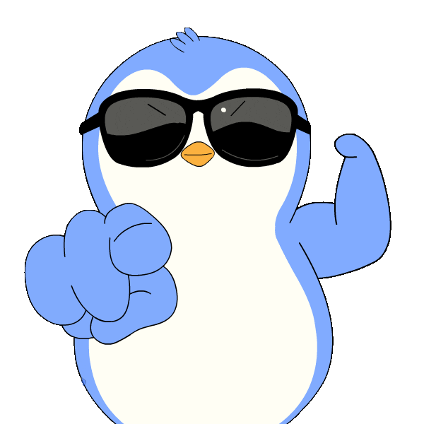 Do It Good Luck Sticker by Pudgy Penguins