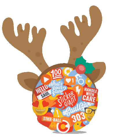 Christmas Ball Sticker by StickerGiant