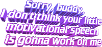 Sorry Buddy Sticker by AnimatedText