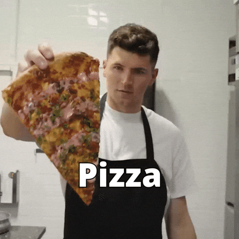 Chefnickdigiovanni giphyupload pizza foodie slice GIF