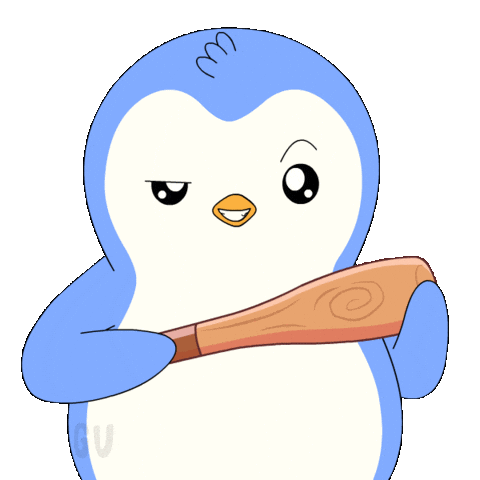 Angry Fight Sticker by Pudgy Penguins