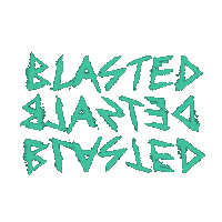 Blastedshop bw streetwear collection violet Sticker