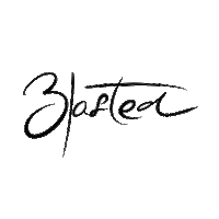 Blastedshop noir basic marque apparition Sticker