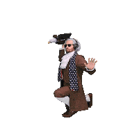 Independence Day Bird Sticker