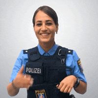 Laugh GIF by Polizei Hessen Karriere