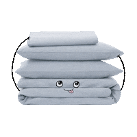 Aizome green japan vegan sleepy Sticker