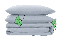 Aizome green japan vegan sleepy Sticker