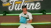 College Baseball Chandler GIF by GreenWave