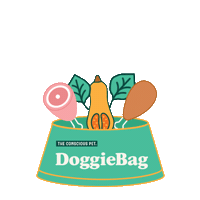 theconsciouspet tcp doggie bag doggiebag conscious pet Sticker