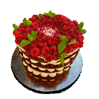 Cake Eating Sticker by K Gifs