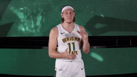Ncaa Sports Sport GIF by Wright State University Athletics