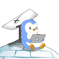 Space Star Sticker by Pudgy Penguins