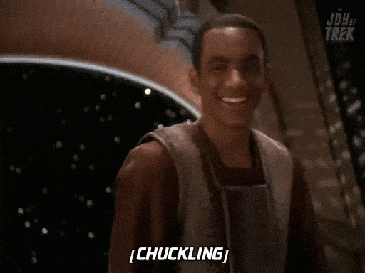 Chuckling Star Trek GIF by The Joy of Trek