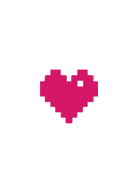 Heart 8Bit Sticker
