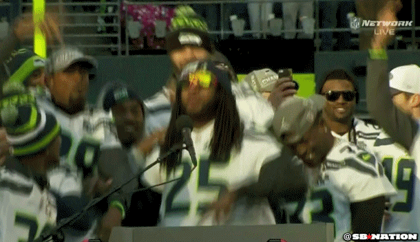 sherman GIF by SB Nation