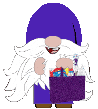 Gnome Grocery Shopping Sticker