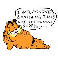 Garfield Zootghost Sticker