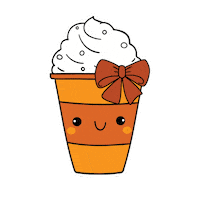 Pumpkin Spice Coffee Sticker by Schoolgirl Style Classroom Decor