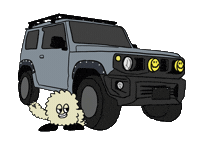 Jimny Sticker by exizzleline