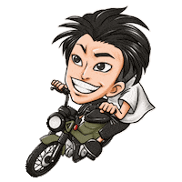 oekakiyuta おえかき ゆうた ハンター ct125 Sticker