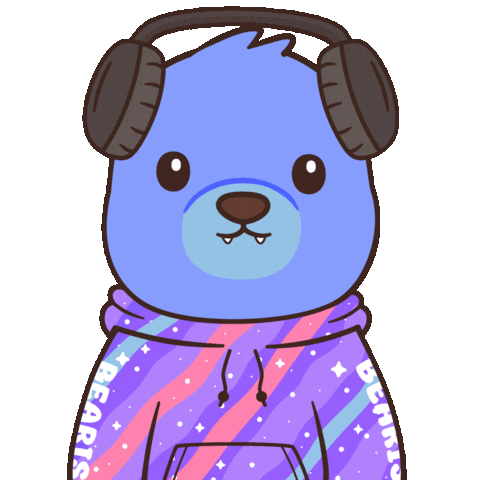 Happy In The Zone Sticker by BEARISH