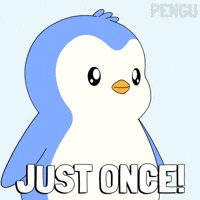 One Time Please GIF by Pudgy Penguins