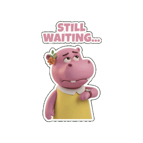 Hoping Still Waiting Sticker