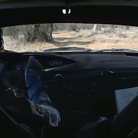 Driving Ford GIF by FIA World Rally Championship