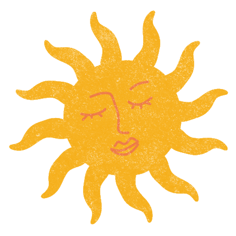 Sun Sticker by Welyo
