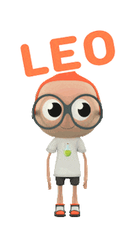 Leo Sticker by Stella and Sunny