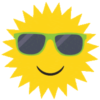 Happy Sun Sticker by Round Rock Lifeguards