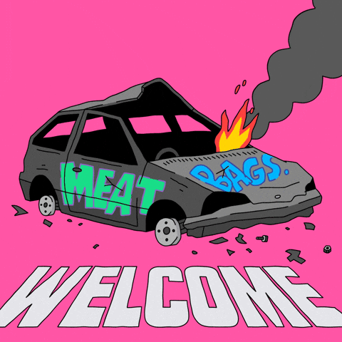 Apocalypse Car Fire GIF by Psychrome