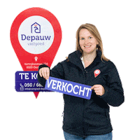 Depauw Sticker by vastgoeddepauw