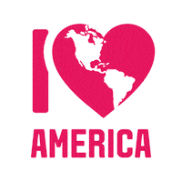 American Love Sticker