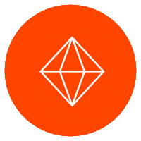 Orangediamond Sticker by Multilem