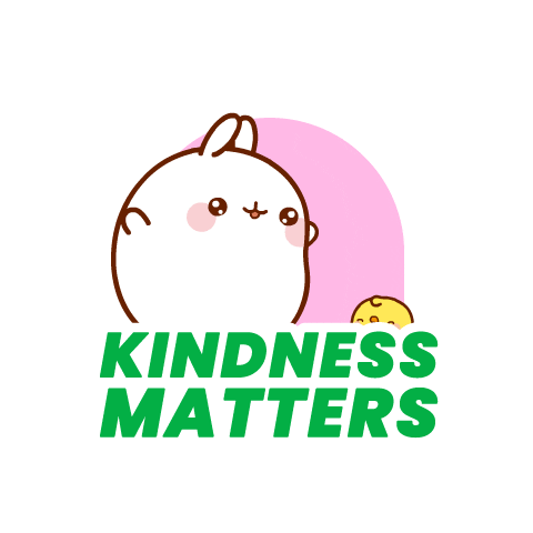 Be Kind Space Sticker by Molang