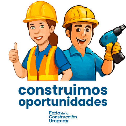 Trabajo Construir Sticker by Feria de la Construcción Uruguay