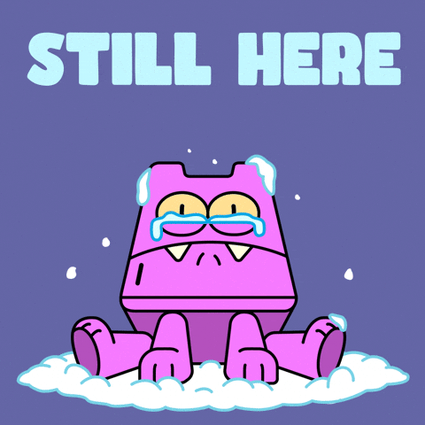 Sad Still Here GIF by Nexio