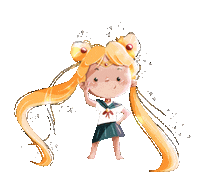 doodleanni moon doodle sailor anni Sticker