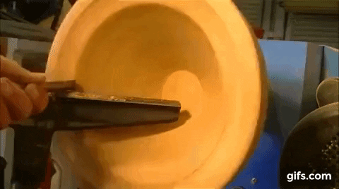 wood satisfying GIF