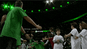 tunnel celtics GIF by NBA