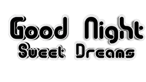 Good Night Love Sticker by OpticalArtInc.