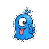 Happy Good Vibes Sticker by Momo & Tulus