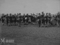 NationalWWIMuseum music black and white band military GIF