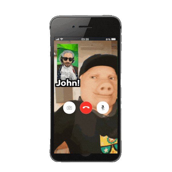 Founding Father Facetime Sticker
