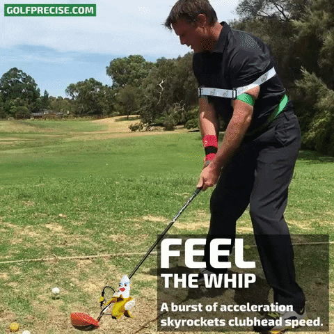 GolfPrecise57SwingTrainer giphygifmaker giphyattribution golf clinton balgera GIF